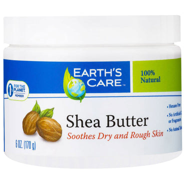 Earth's Care, Shea Butter, 100% Pure, 6 oz (170 g)