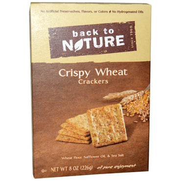 Back to Nature, Cracker, knuspriger Weizen, 8 oz (226 g)