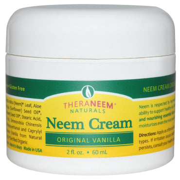 Organix South, TheraNeem Naturals, Creme de Neem, Baunilha Original, 60 ml (2 fl oz)