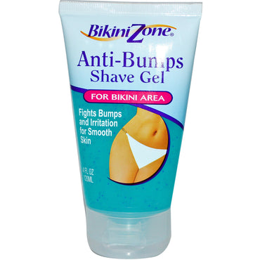 BikiniZone, Anti-Bumps Shave Gel, 4 fl oz (120 ml)