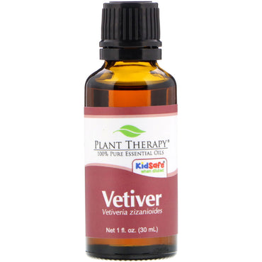 Plant Therapy, 100% Pure Essential Oils, Vetiver, 1 fl oz (30 ml)