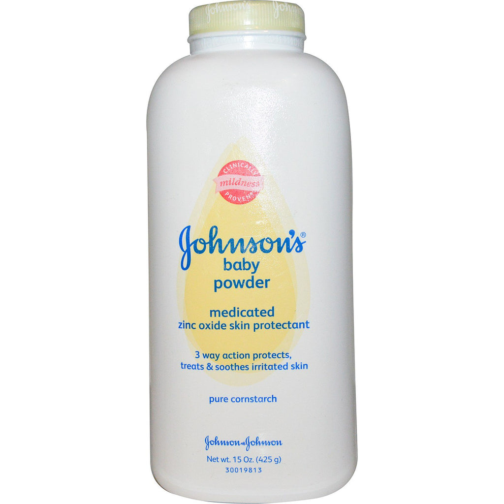 Johnson's, Talco para Bebês, Medicamentoso, 425 g (15 onças)