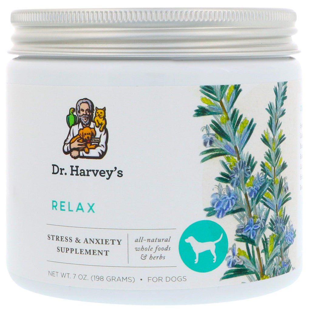 Dr. Harvey's, Relax Supplement, til hunde, 7 oz (198 g)