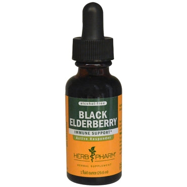 Herb Pharm, Black Elderberry, Alcohol-Free, 1 fl oz (29.6 ml)