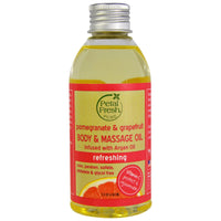 Petal Fresh, Pure, Body & Massage Oil, Refreshing, Pomegranate & Grapefruit, 5.5 oz (163 ml)