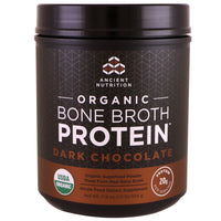 Dr. Axe / Ancient Nutrition,  Bone Broth Protein, Dark Chocolate, 17.8 oz (504 g)