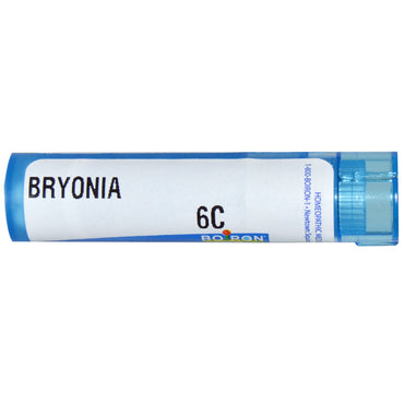 Boiron, remedios únicos, bryonia, 6c, aproximadamente 80 bolitas