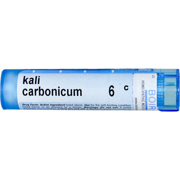 Boiron, enkelvoudige remedies, kali carbonicum, 6c, ongeveer 80 pellets