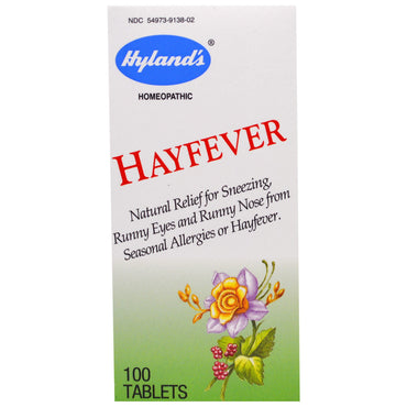 Hyland's, Hayfever, 100 Tablets