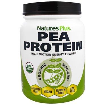 Nature's Plus, poudre de protéine de pois, 1,10 lb (500 g)