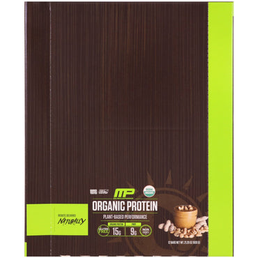 MusclePharm Natural,  Protein Bar, Peanut Butter, 12 Bars, 21.20 oz (600 g)