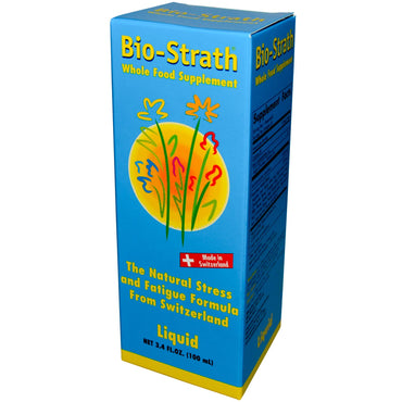 Bio-Strath, Whole Food Supplement, Stress & Fatigue Formula, 3.4 fl oz (100 ml) Liquid