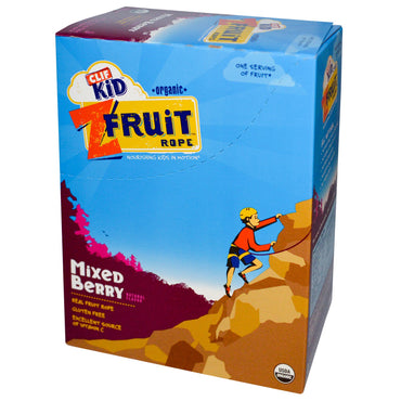 Clif Bar, Clif Kid,  ZFruit Rope, Mixed Berry, 18 Pieces, 0.7 oz (20 g) Each