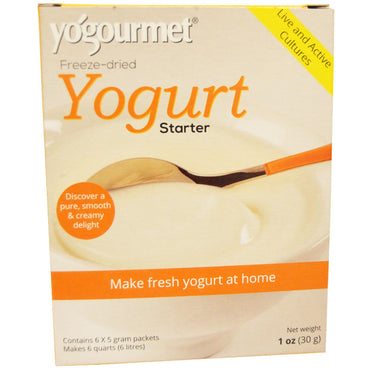 Yogourmet, iniciador de yogur liofilizado, 1 oz (30 g)