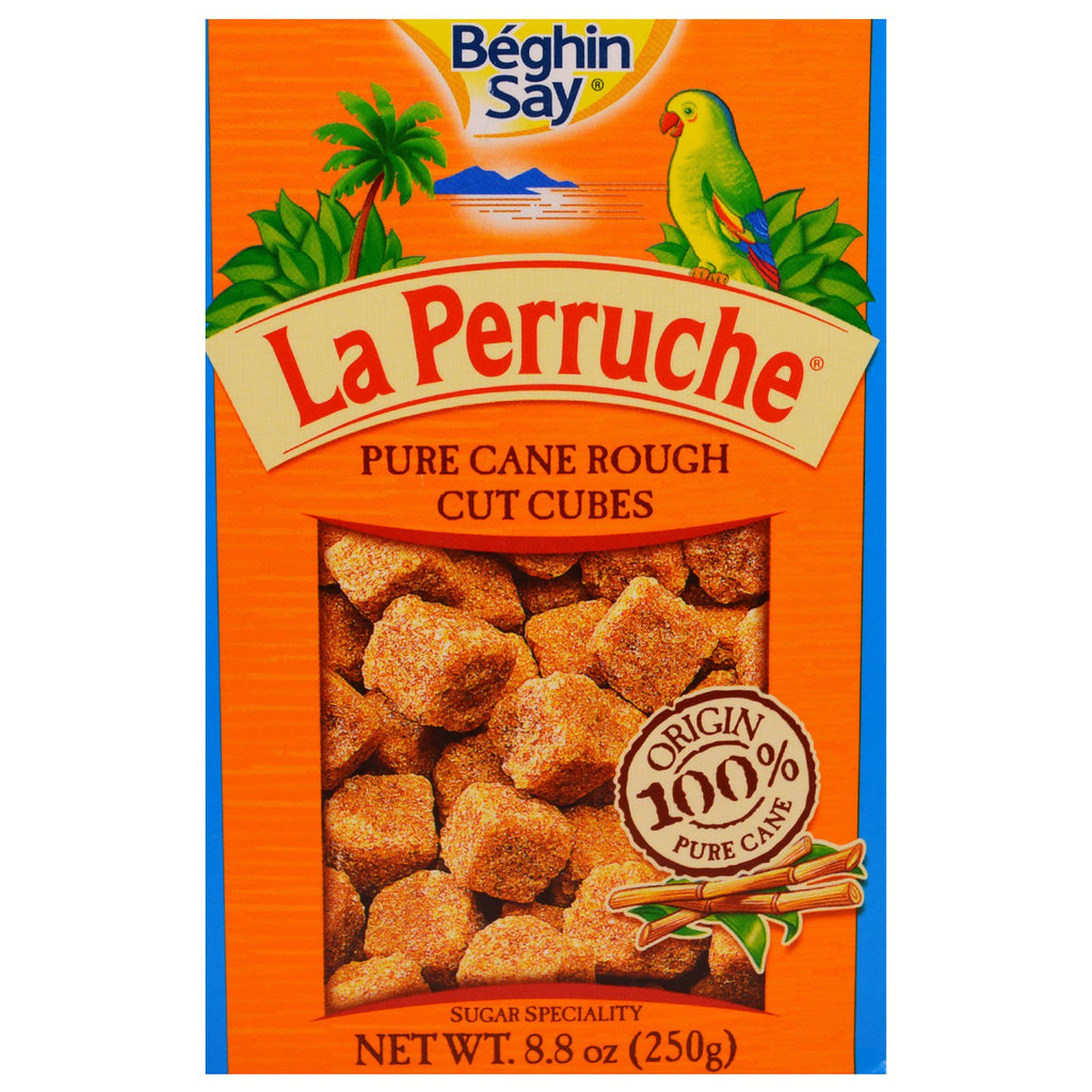 La Perruche, قصب نقي مقطع إلى مكعبات خشنة، سكر خاص، 8.8 أونصة (250 جم)