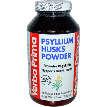 Yerba Prima, Psyllium Husks Powder, 12 oz (340 g)