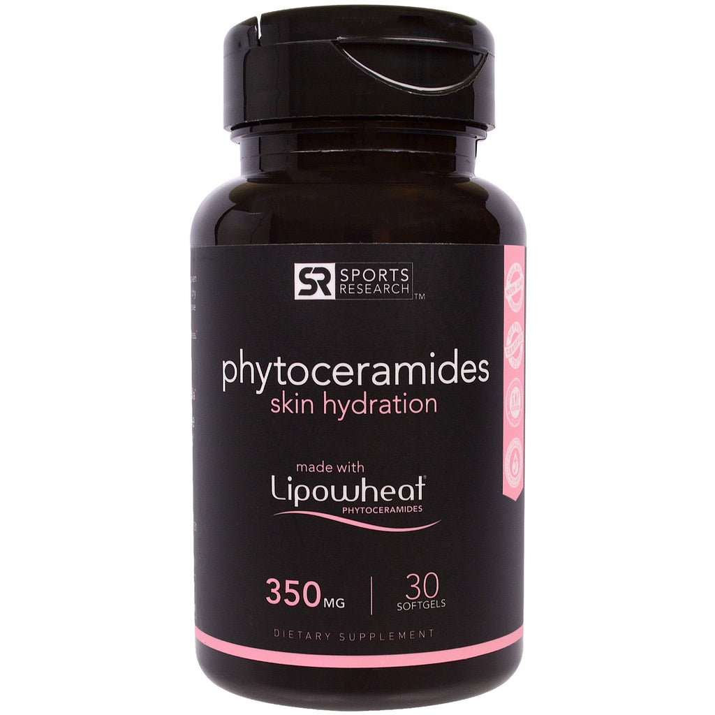 Sports Research Phytoceramids Huidhydratatie 350 mg 30 softgels