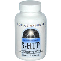 Source Naturals, 5-HTP, 50 mg, 120 gélules