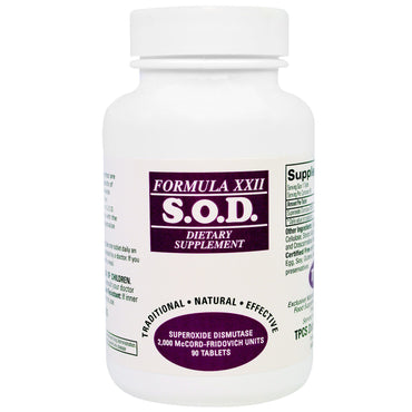 Tpcs, Sod-Superoxid-Dismutase, 90 Tabletten