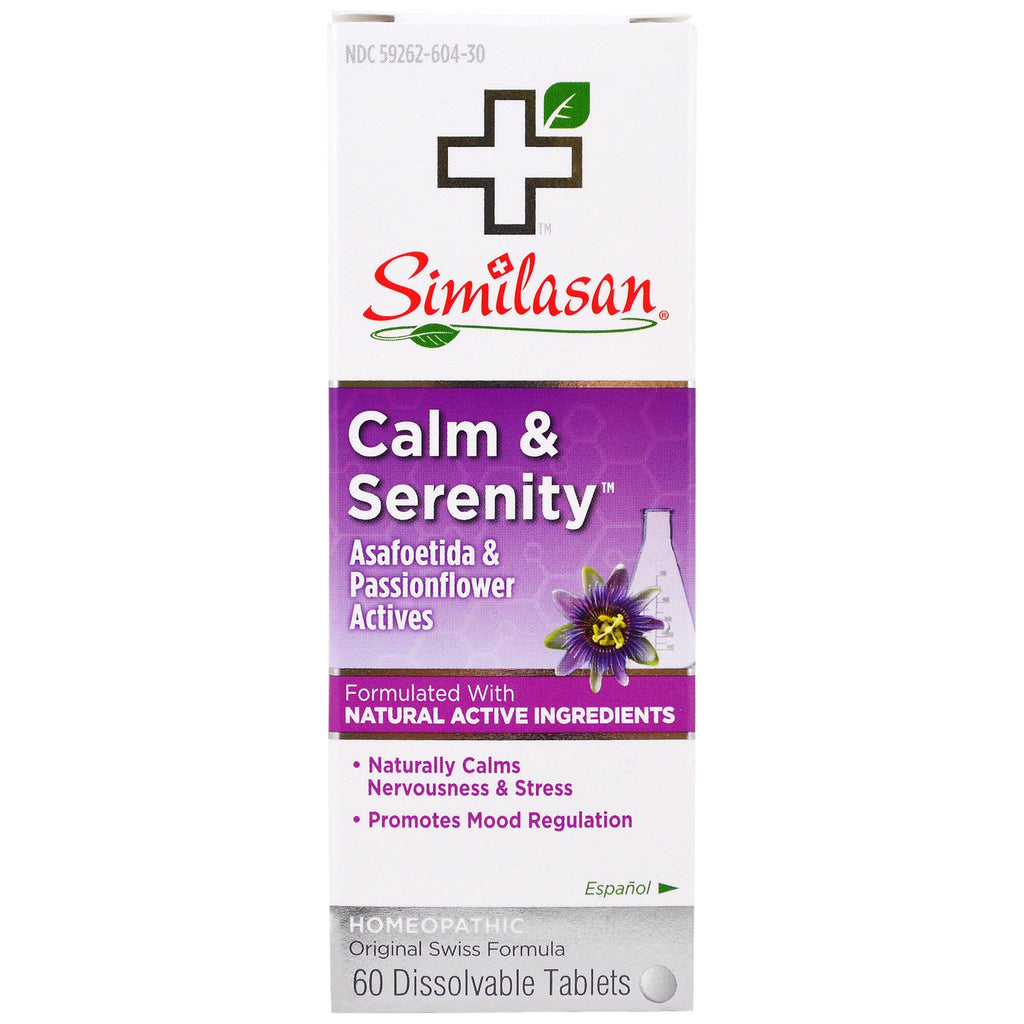 Similasan, Calm & Serenity, 60 Dissolvable Tablets