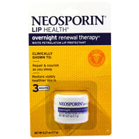Neosporin, Overnight Renewal Therapy, weißes Vaseline-Lippenschutzmittel, 0,27 oz (7,7 g)