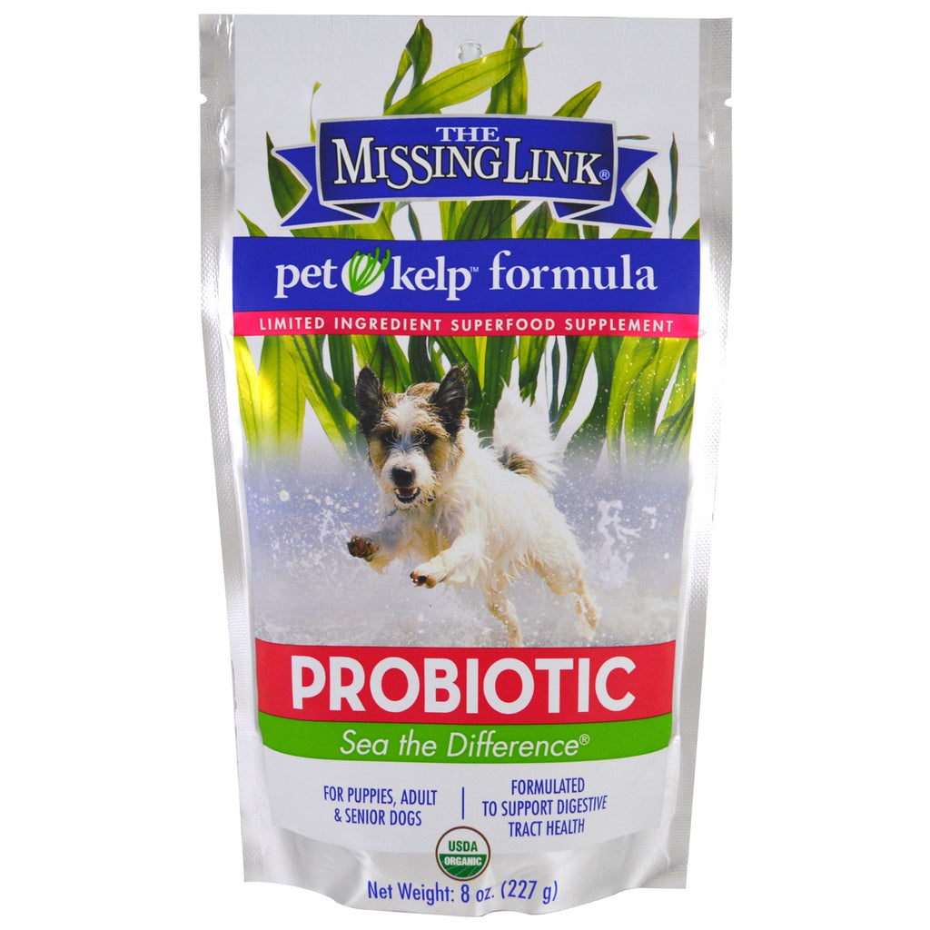 The Missing Link, Pet Kelp Formula, Probiotika, för hundar, 8 oz (227 g)