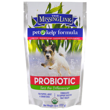 The Missing Link, Pet Kelp Formula, Probiotic, For Dogs, 8 oz (227 g)