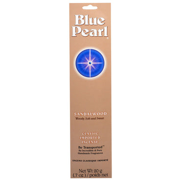 Blue Pearl, Encens importé classique, Bois de santal, 0,7 oz (20 g)