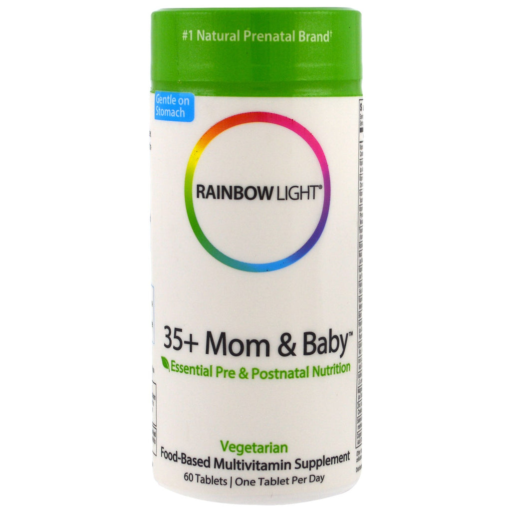 Rainbow Light, mamás y bebés mayores de 35 años, 60 tabletas