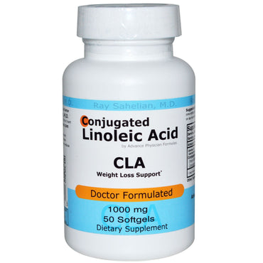Advance Physician Formulas, Inc., CLA, konjugierte Linolsäure, 1000 mg, 50 Kapseln