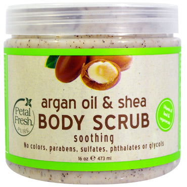 Petal Fresh, Pure, Argan Oil & Shea Body Scrub, 16 oz (473 ml)