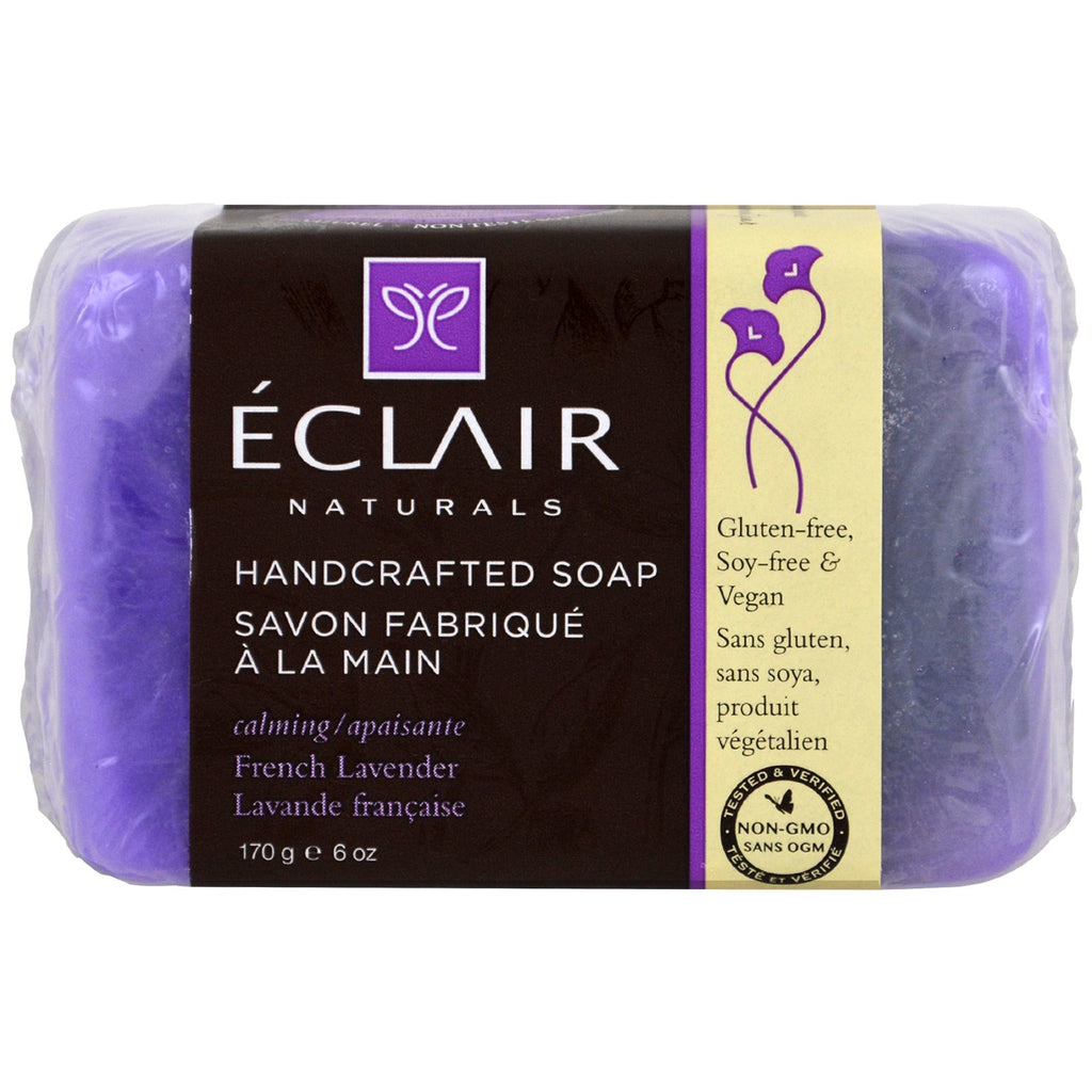 Eclair Naturals, Handcrafted Soap, French Lavender, 6 oz (170 g)