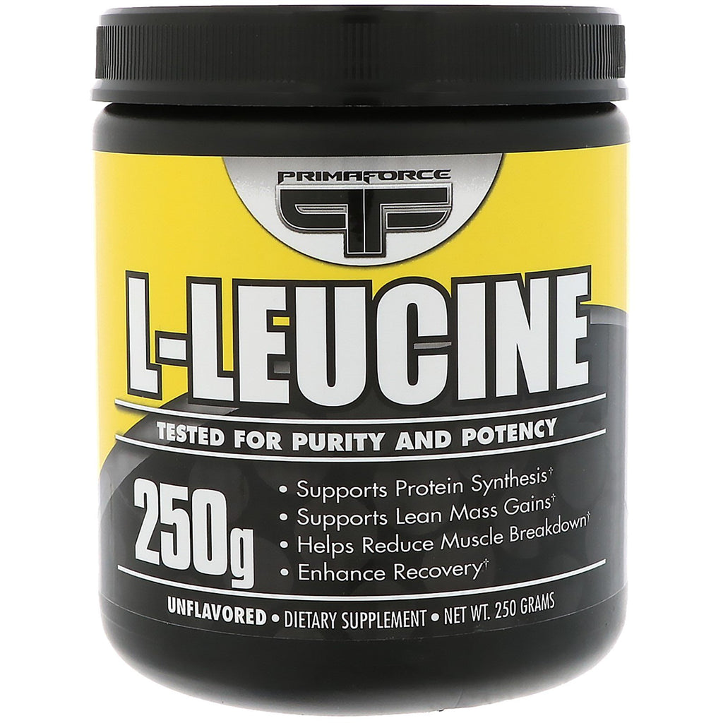 Primaforce, L-Leucine, ללא טעם, 250 גרם