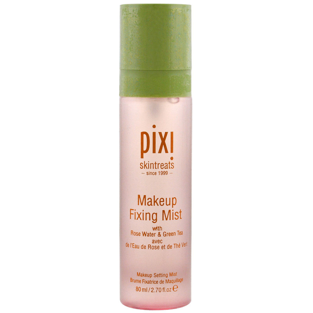 Pixi Beauty, Bruma fijadora de maquillaje, con agua de rosas y té verde, 80 ml (2,7 oz. líq.)