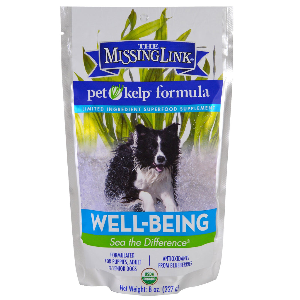 The Missing Link, Pet Kelp Formula, welzijn, voor honden, 8 oz (227 g)