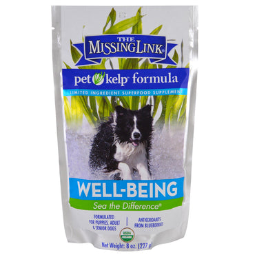 The Missing Link, Pet Kelp Formula, Well-Being, For Dogs, 8 oz (227 g)