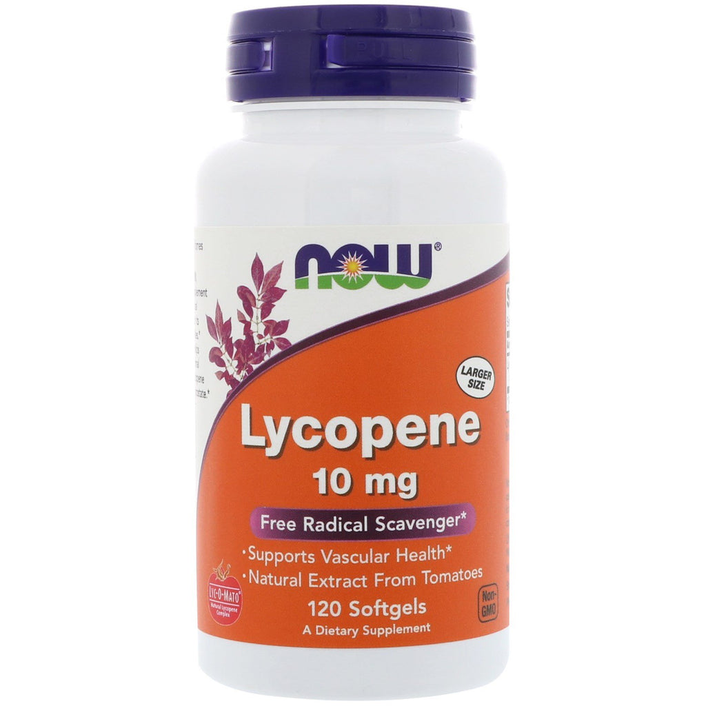 Now Foods, Lycopène, 10 mg, 120 gélules