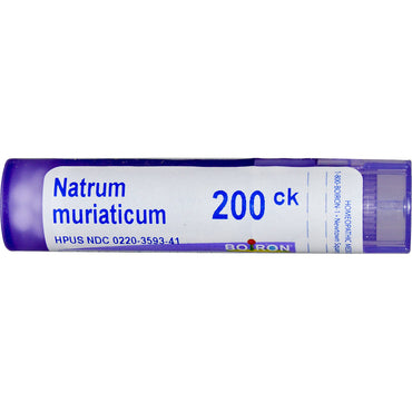 Boiron, Single Remedies, Natrum Muriaticum, 200CK, 80 Pellets