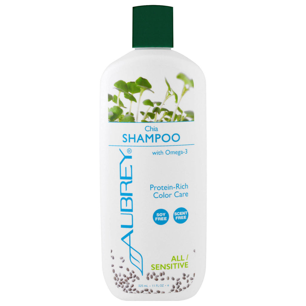 Aubrey s, Shampoo, Color Care, All/Sensitive, Chia, 11 fl oz (325 ml)
