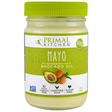 Primal Kitchen, Mayonnaise with Avocado Oil, 12 fl oz (355 ml)