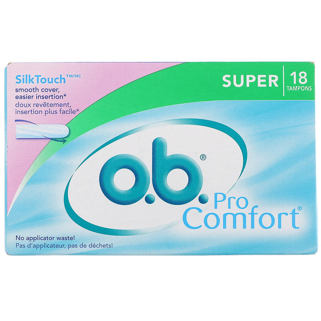 ob, Pro Comfort, Super, 18 tamponi