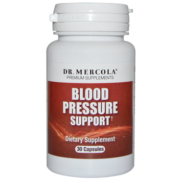 Dr. mercola, blodtryksstøtte, 30 kapsler