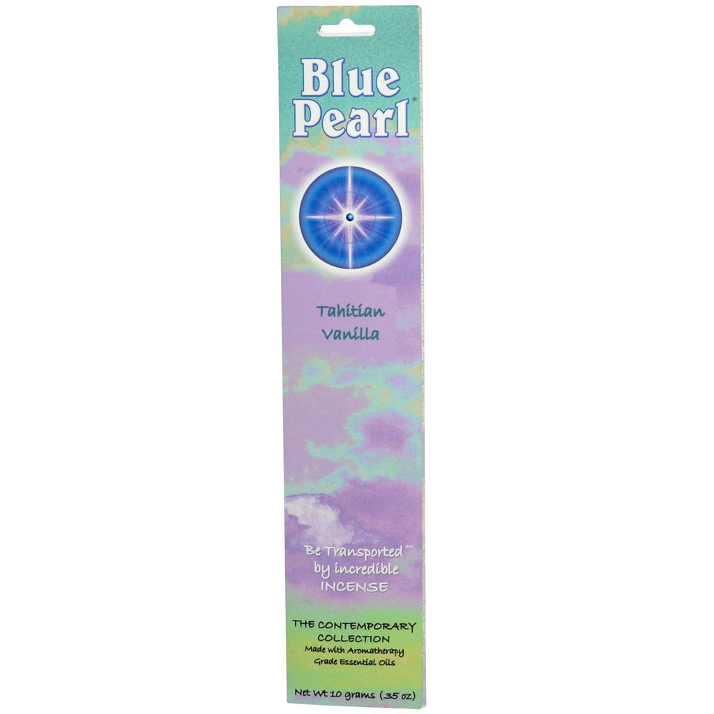 Blue Pearl, The Contemporary Collection, Tahiti-Vanille-Räucherstäbchen, 0,35 oz (10 g)