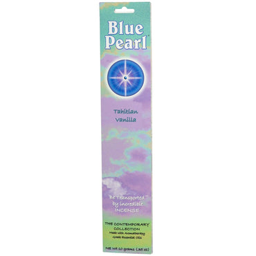 Blue Pearl, The Contemporary Collection, Encens vanille de Tahiti, 0,35 oz (10 g)