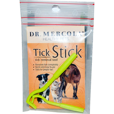 Dr. Mercola, Tick Stick, herramienta para eliminar garrapatas, 2 barras