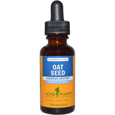 Herb Pharm, Oat Seed, Alcohol-Free, 1 fl oz (29.6 ml)