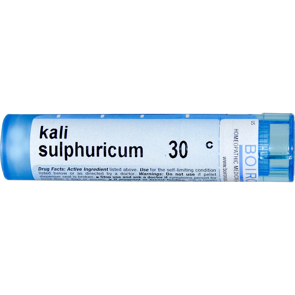 Boiron, remédios individuais, kali sulphuricum, 30c, aproximadamente 80 pellets
