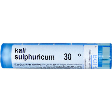 Boiron, remedios únicos, kali sulphuricum, 30c, aproximadamente 80 gránulos