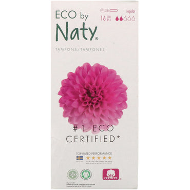 Naty, Tampons with Applicator, Regular, 16 Eco Pieces