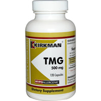 Kirkman Labs, TMG (Trimethylglycine), 500 mg, 120 Capsules